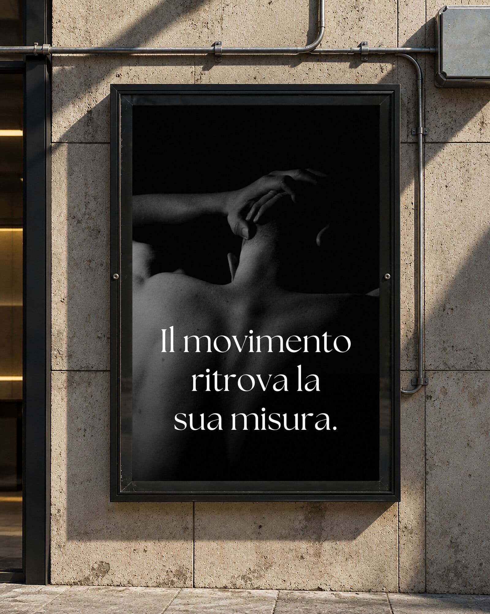 Mockup, cartellone in strada