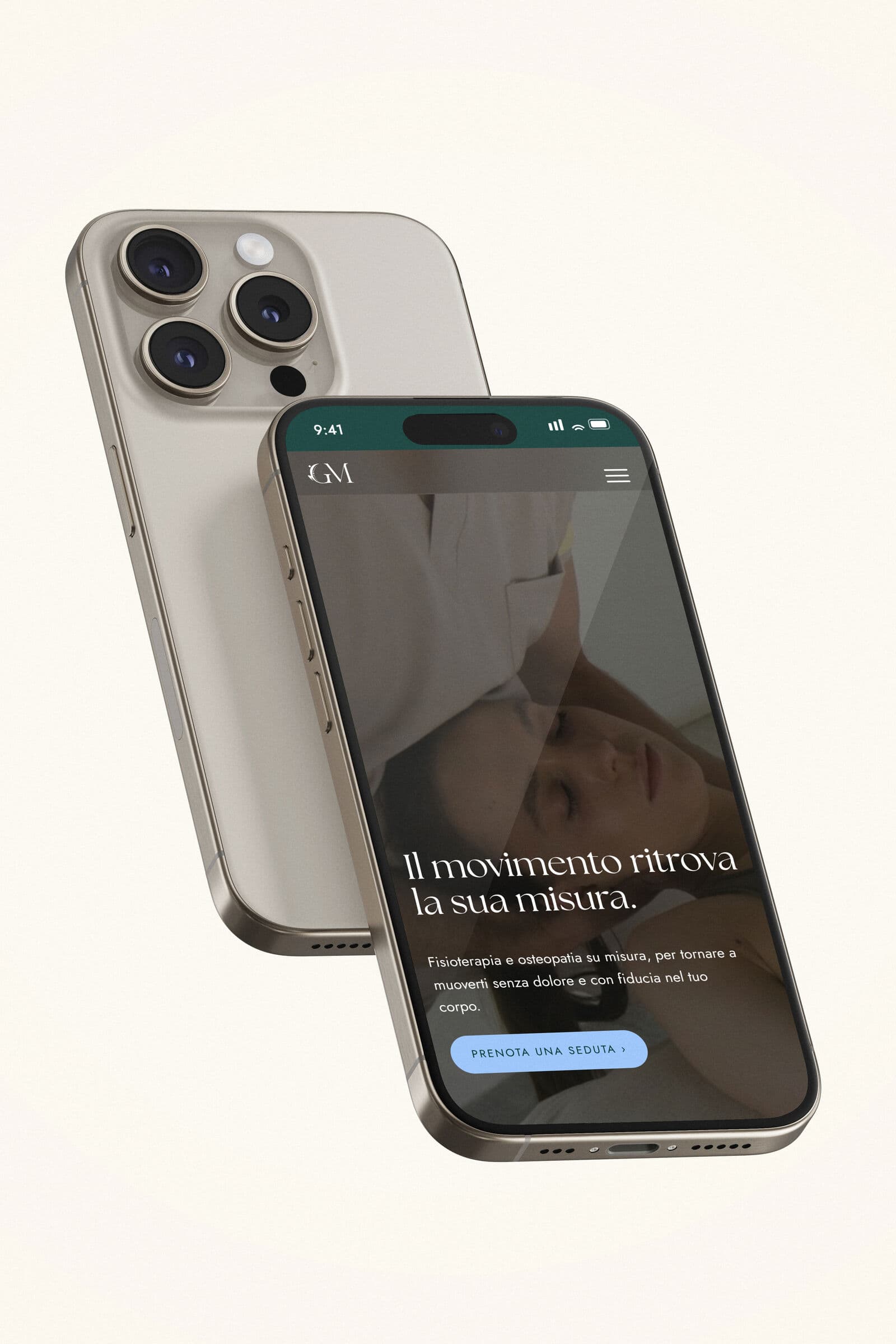 Mockup, sito su smartphone
